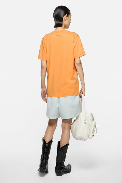 Acne Studios Sprayed graphic t-shirt - Saffron Yellow
