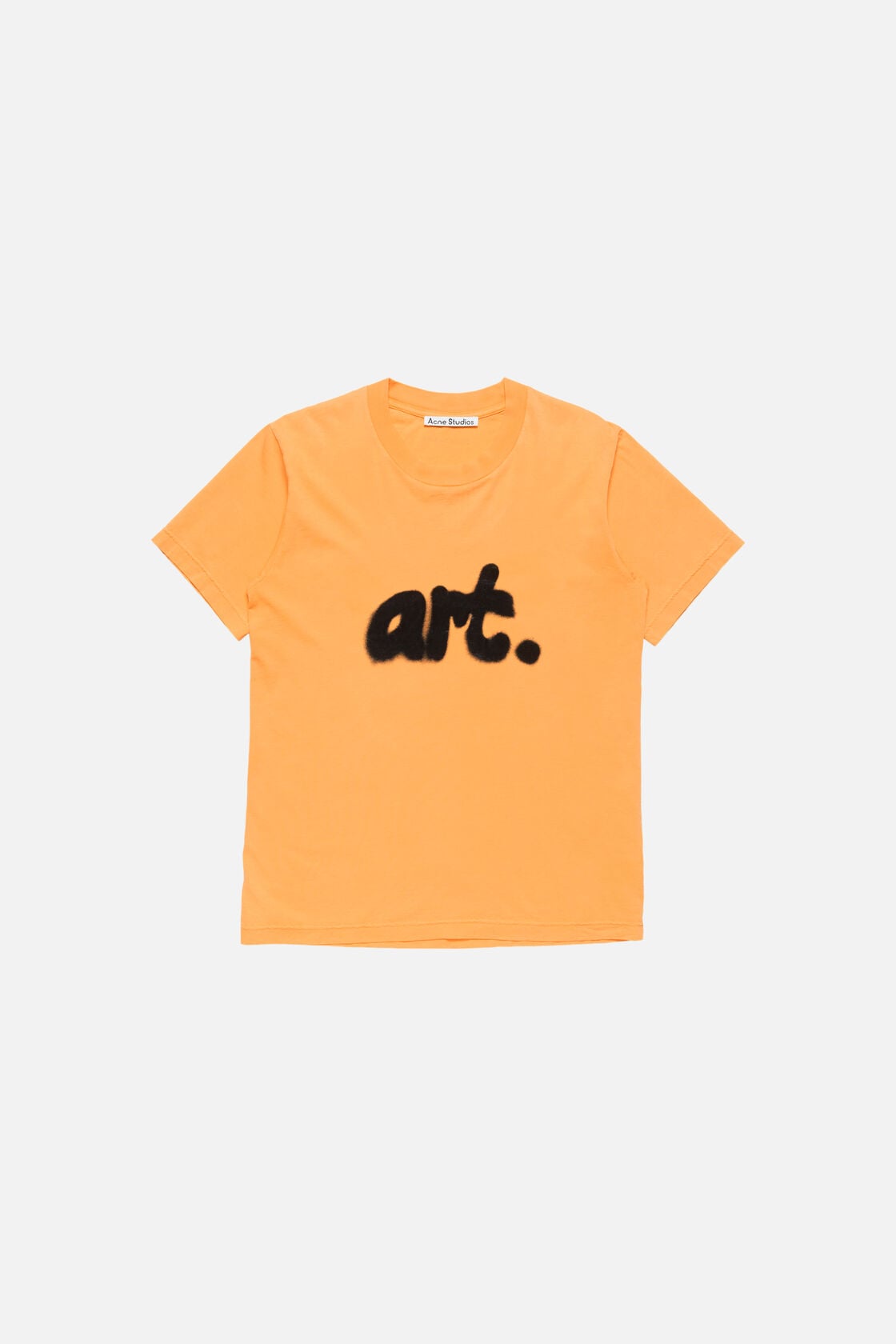 Acne Studios Sprayed graphic t-shirt - Saffron Yellow