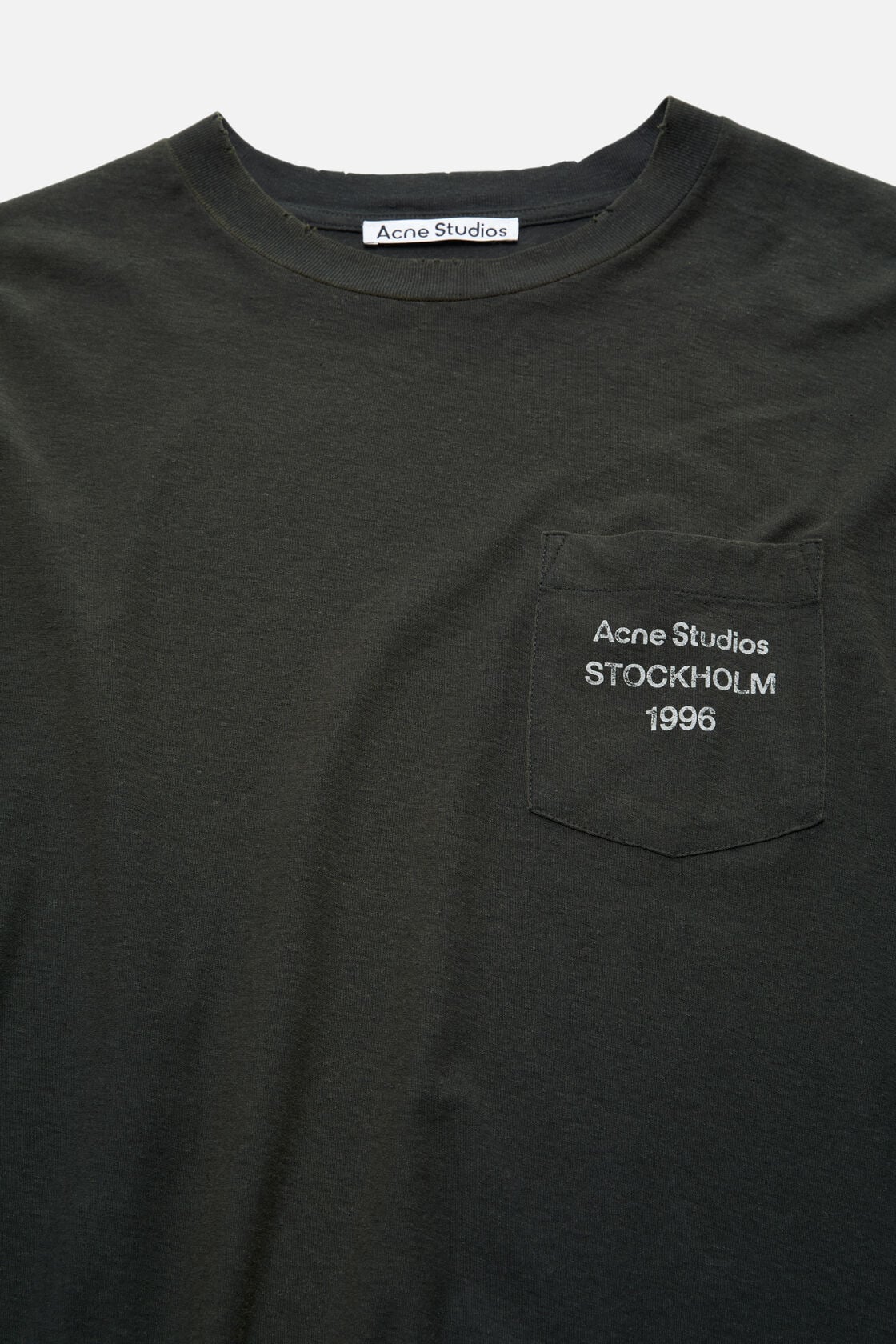 Acne Studios Logo t-shirt - Faded black