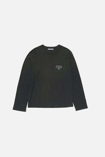 Acne Studios Logo t-shirt - Faded black