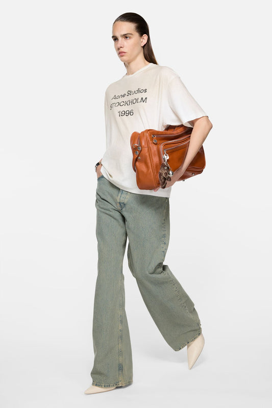 Acne Studios Sprayed logo t-shirt - Dusty white
