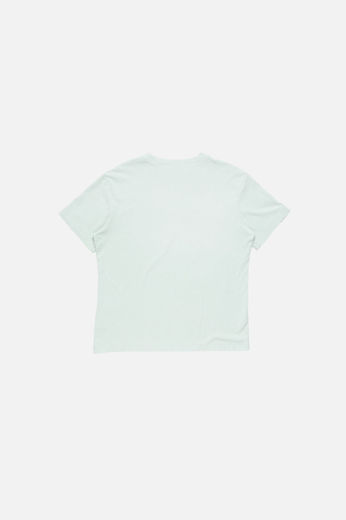 Acne Studios Distressed logo t-shirt - Pale mint