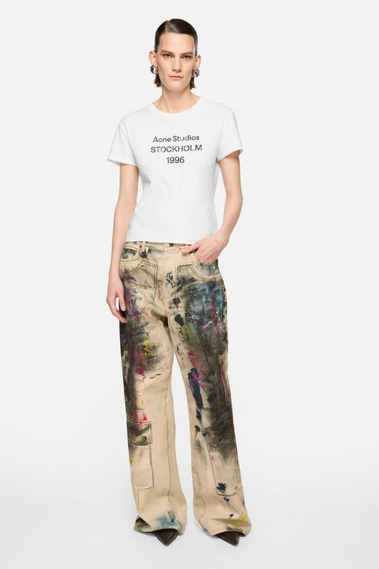 Acne Studios Logo T-shirt - Off white