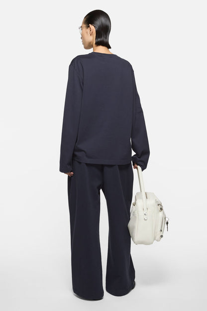 Acne Studios Jersey t-shirt with logo - Dark navy