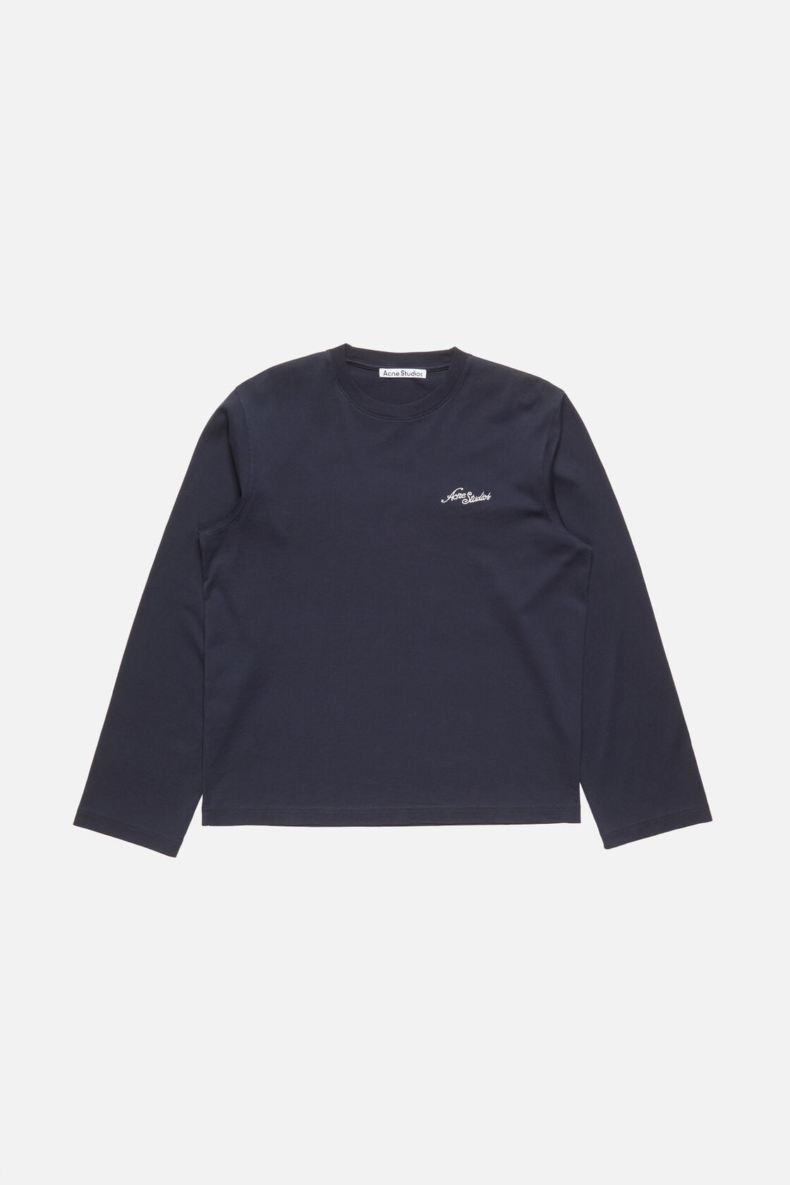 Acne Studios Jersey t-shirt with logo - Dark navy