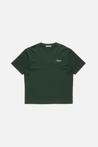 Acne Studios Jersey t-shirt with logo - Dark green