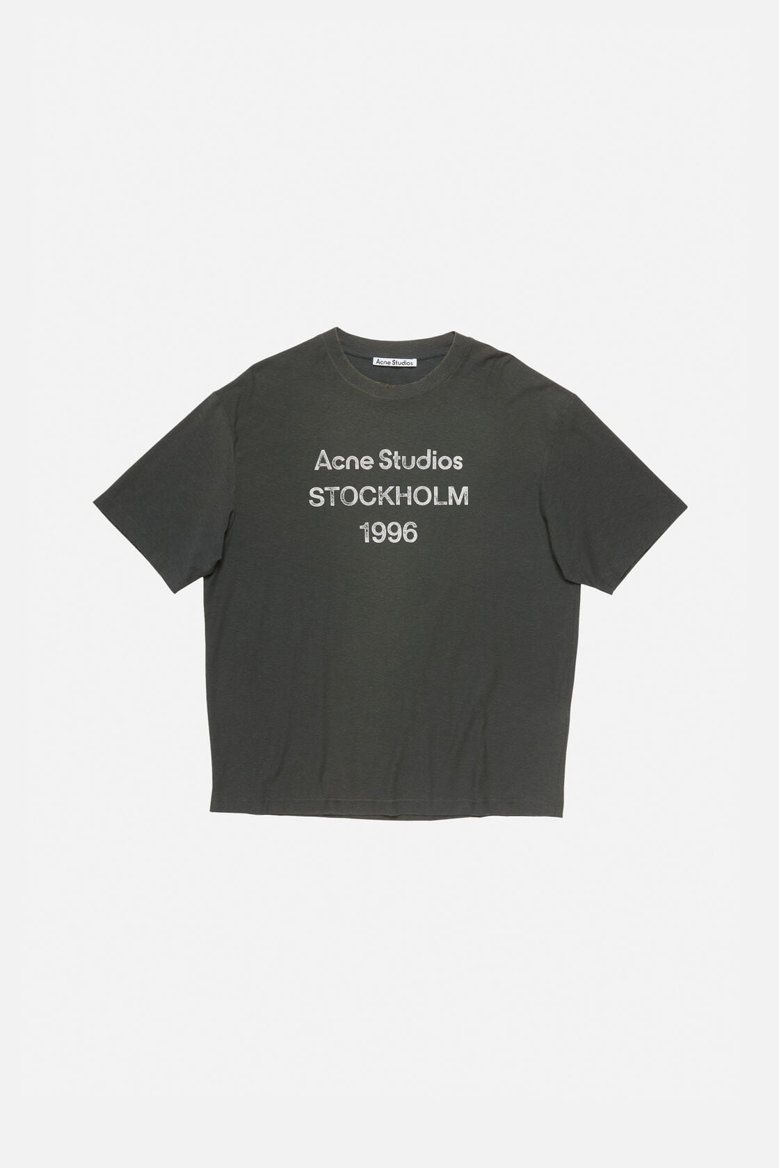 Acne Studios Sprayed logo t-shirt - Faded black