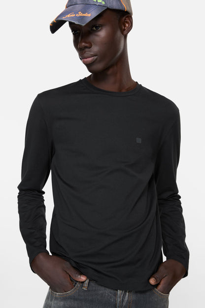 Acne Studios Face logo t-shirt - Black