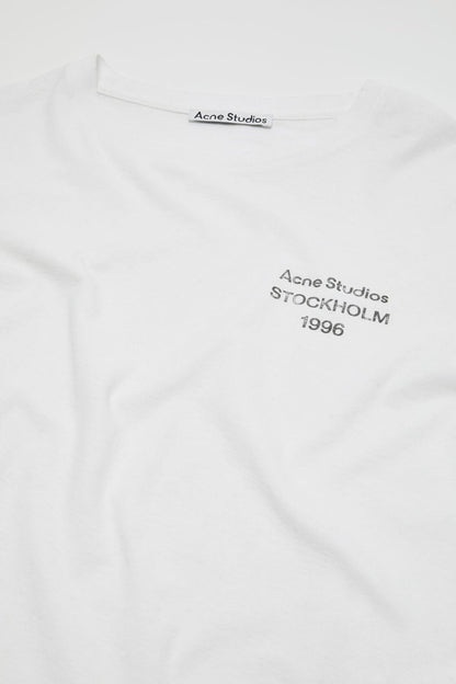 Acne Studios Distressed logo t-shirt - Off white