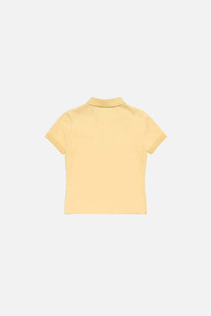 Acne Studios Sprayed polo t-shirt - Warm yellow