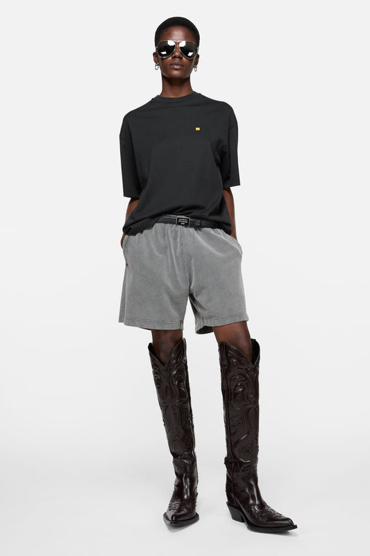 Acne Studios Logo t-shirt - relaxed fit - Faded black