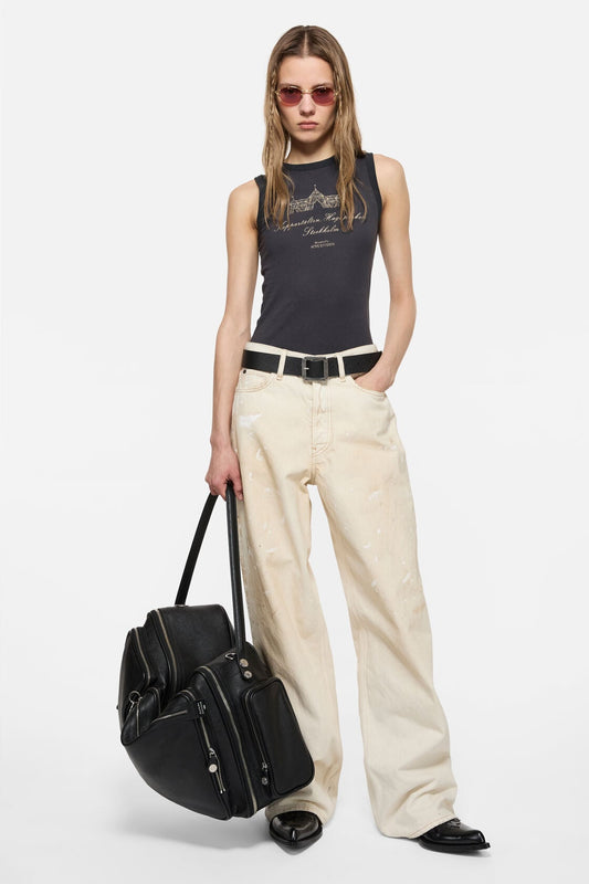 Acne Studios Graphic tank top - Anthracite grey