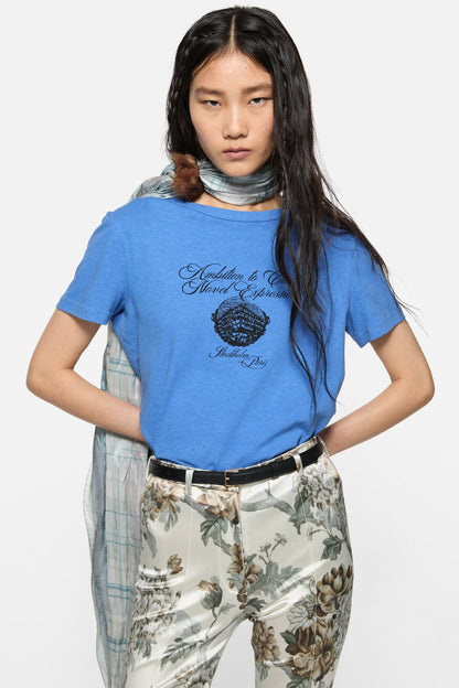 Acne Studios Graphic jersey t-shirt - Blue