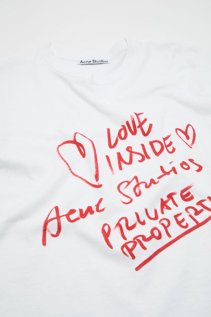 Acne Studios Graphic t-shirt - White
