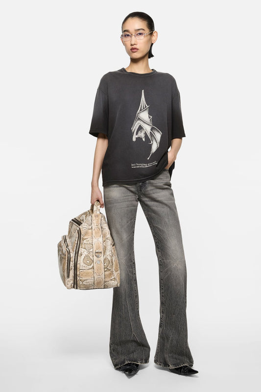 Acne Studios Graphic bat t-shirt - Faded black