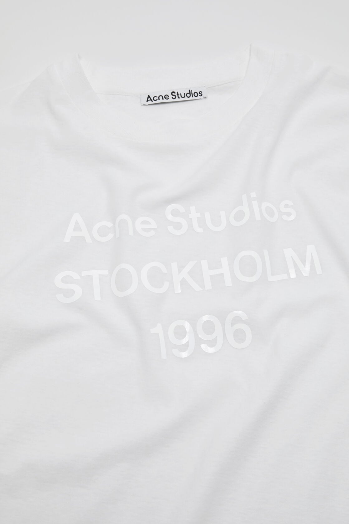 Acne Studios White 1996 logo t-shirt - White