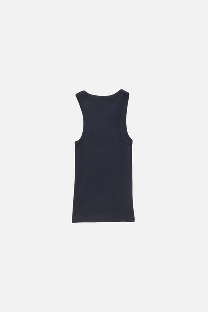 Acne Studios Asymmetrical Tank Top - Mid blue