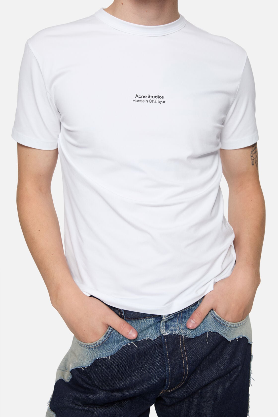 Acne Studios Logo T-Shirt - White