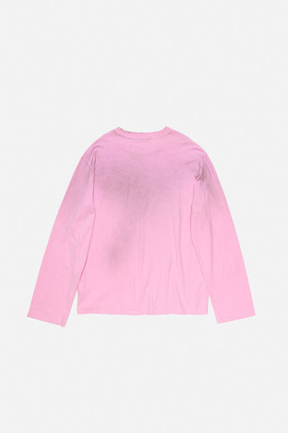 Acne Studios Sprayed 1996 logo t-shirt - Cotton candy pink