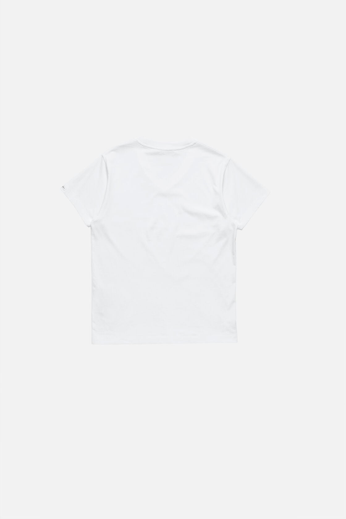 Acne Studios Satin label v-neck t-shirt - Optic White
