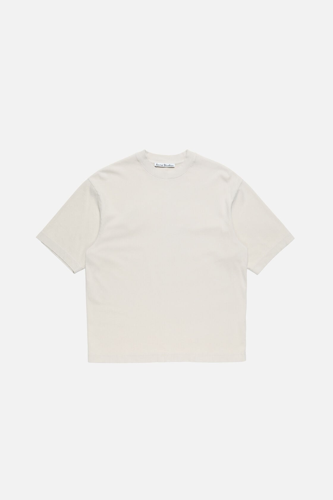 Acne Studios Rubber logo t-shirt - Light taupe