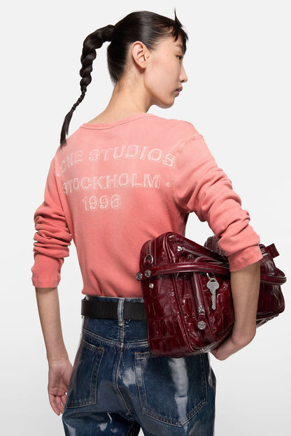 Acne Studios Sprayed logo t-shirt - Red