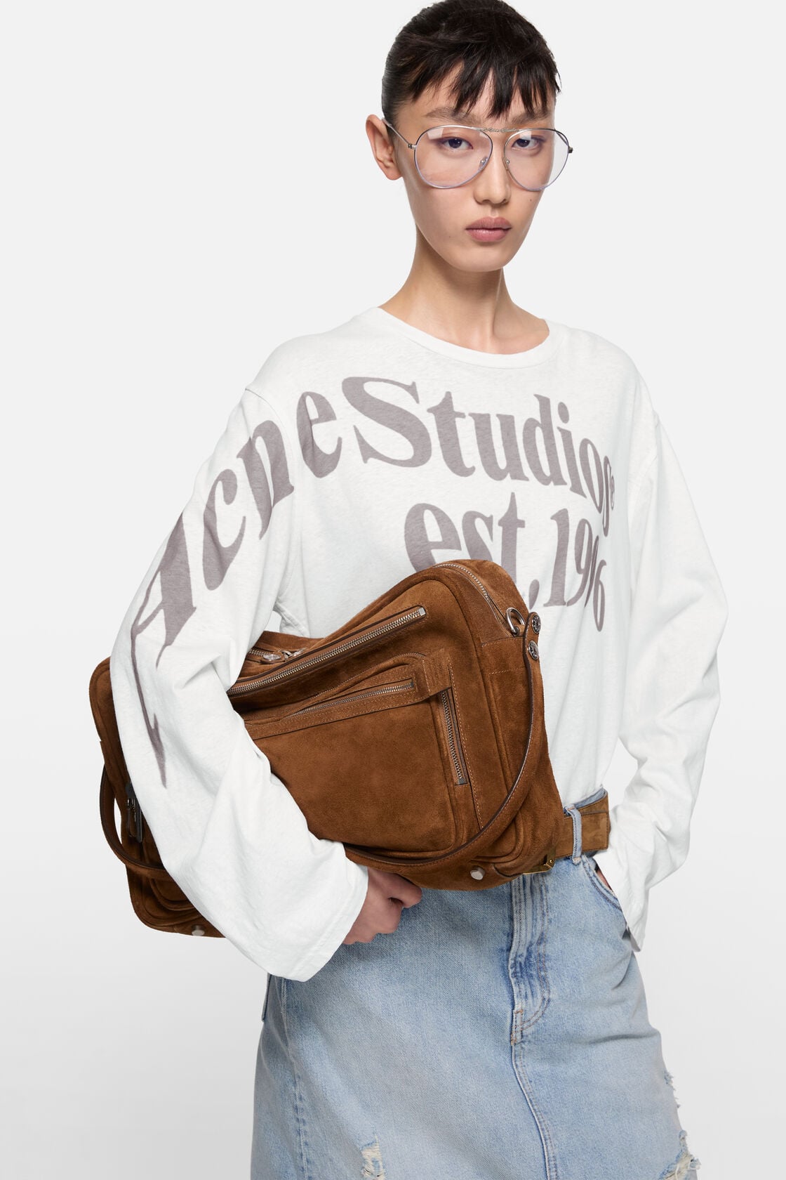 Acne Studios Relaxed graphic t-shirt - Off white