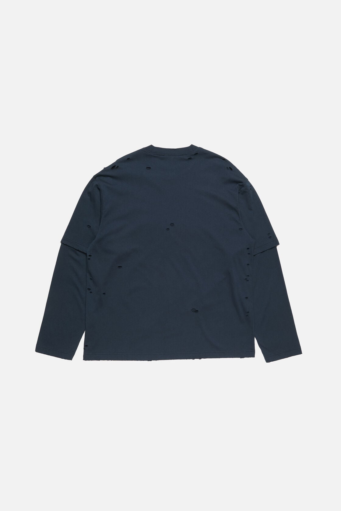 Acne Studios Layered logo t-shirt - Dark navy