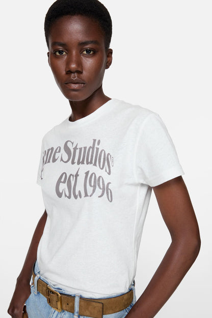 Acne Studios Fitted graphic t-shirt - Off white