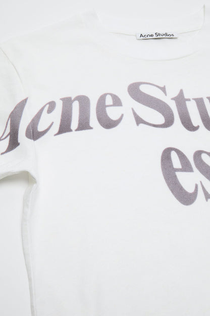 Acne Studios Fitted graphic t-shirt - Off white