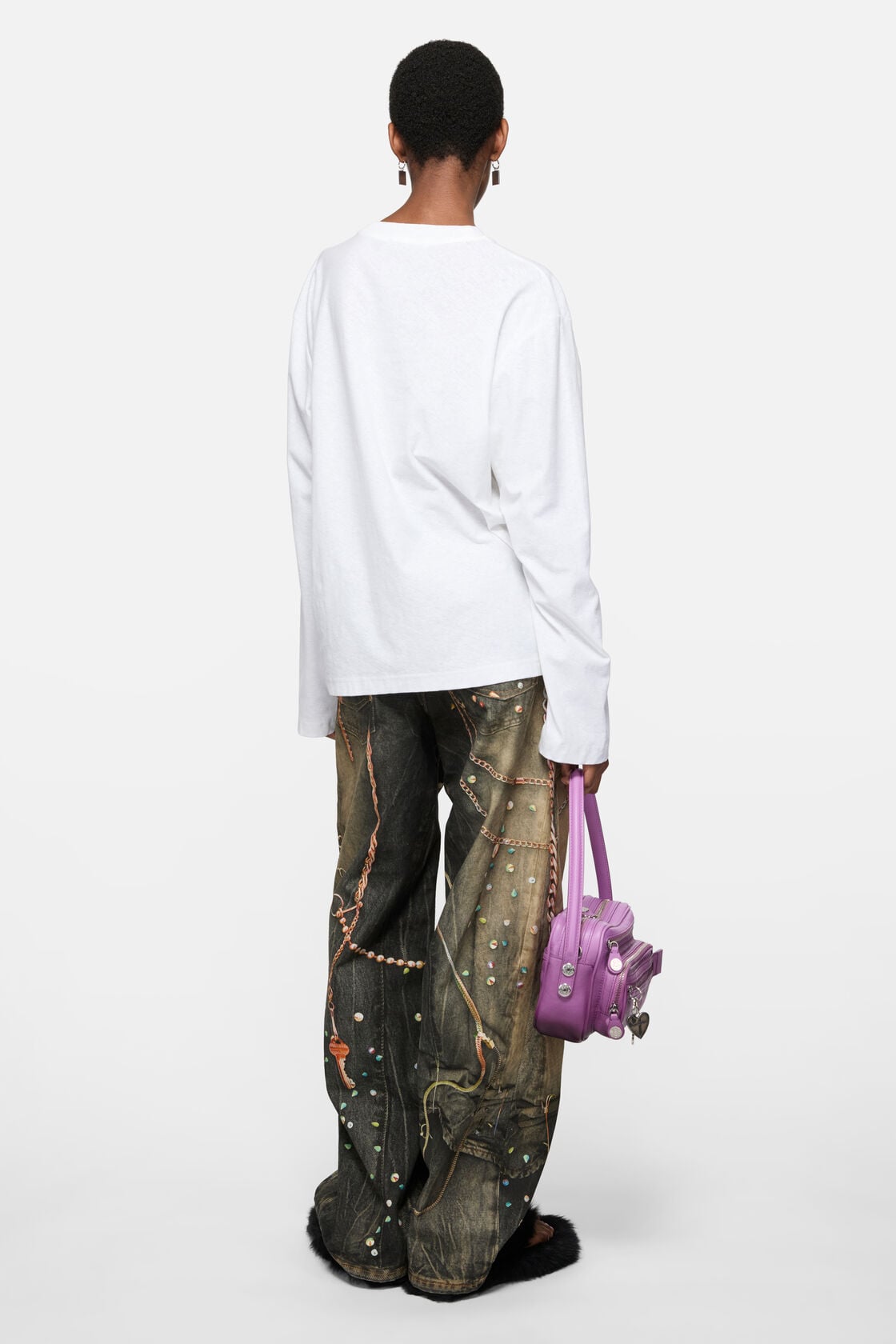 Acne Studios Logo t-shirt - relaxed fit - Off white