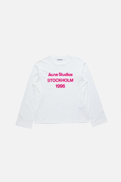 Acne Studios Logo t-shirt - relaxed fit - Off white