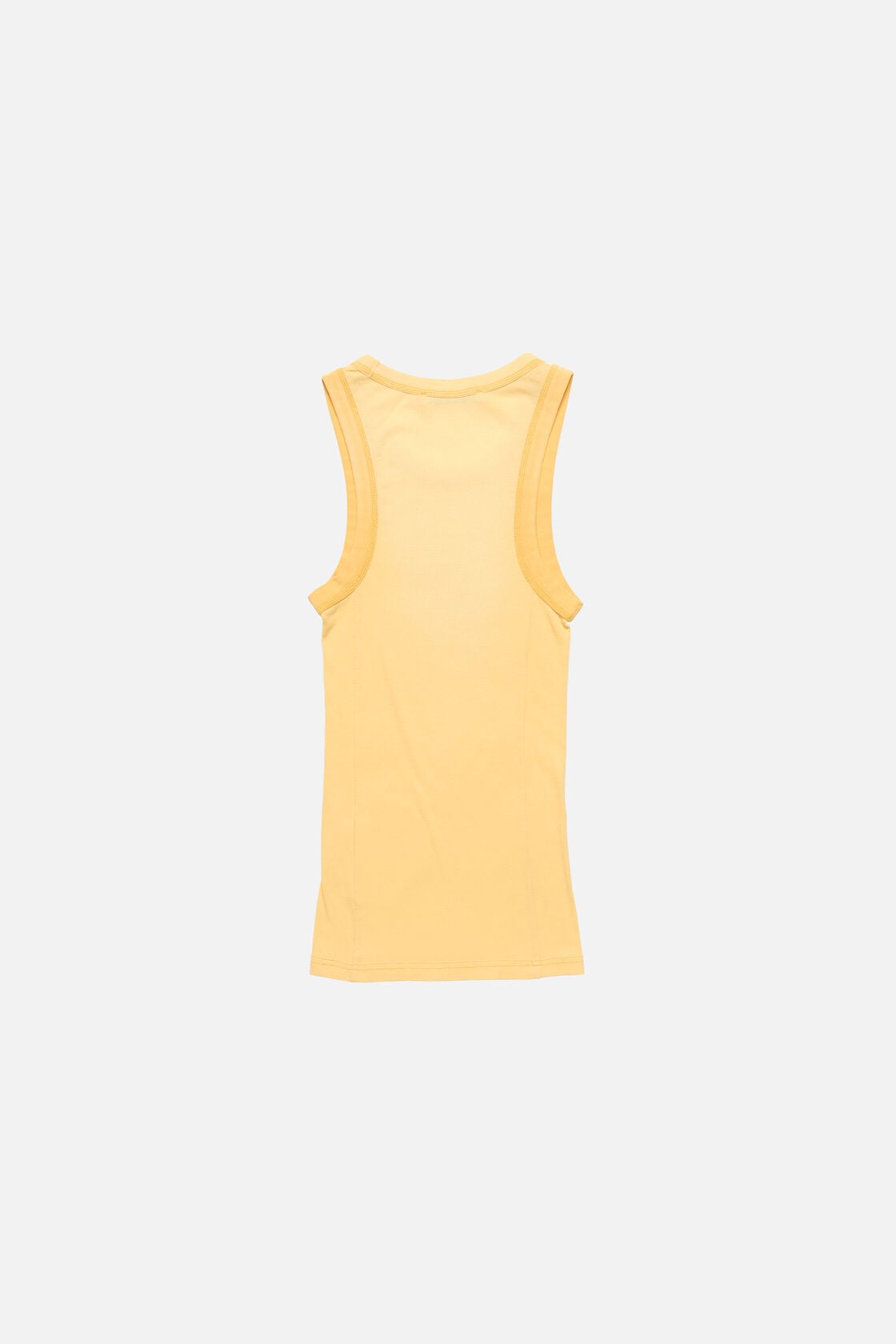 Acne Studios Sprayed logo tank top - Light yellow