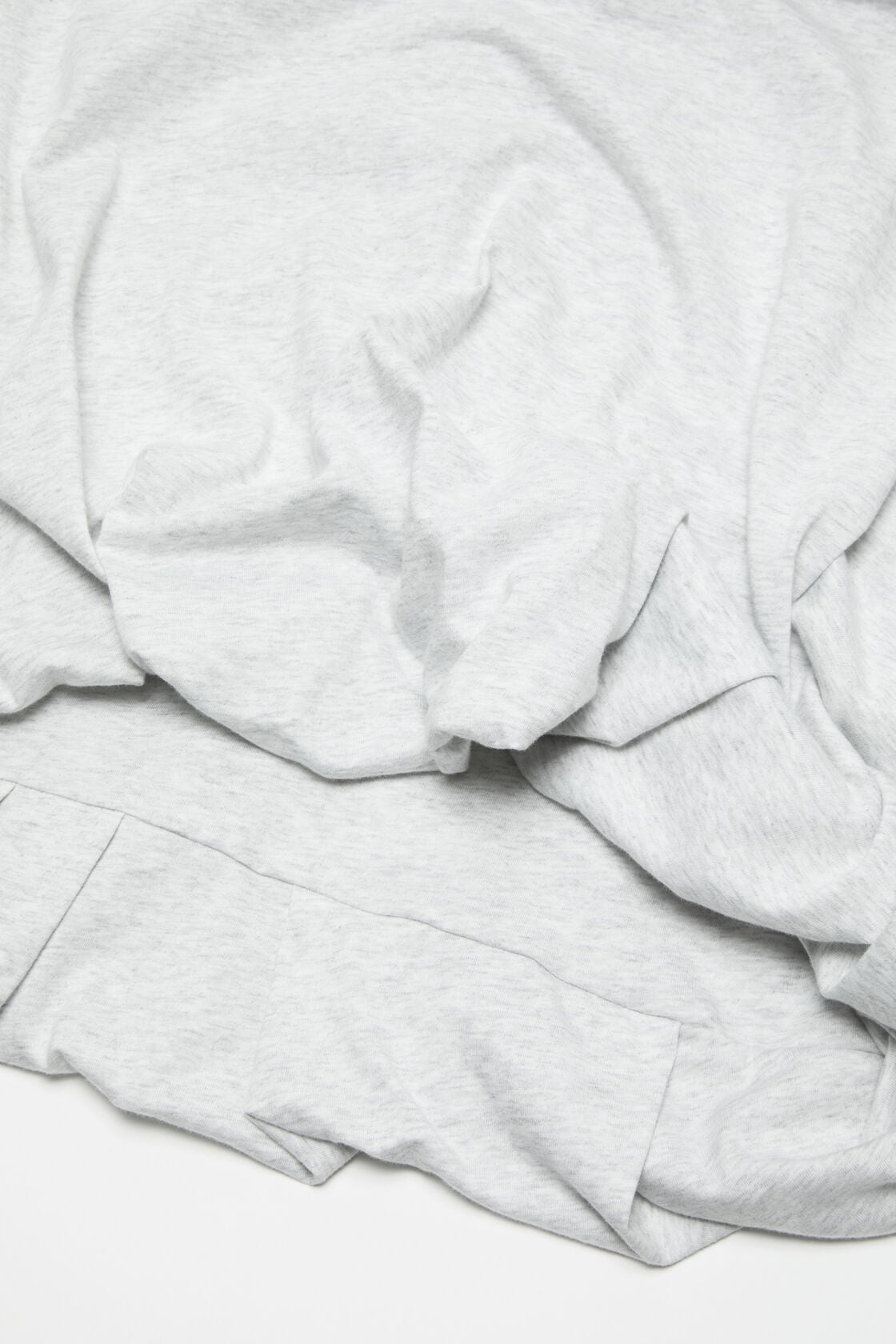Acne Studios Gathered logo t-shirt - Grey Melange