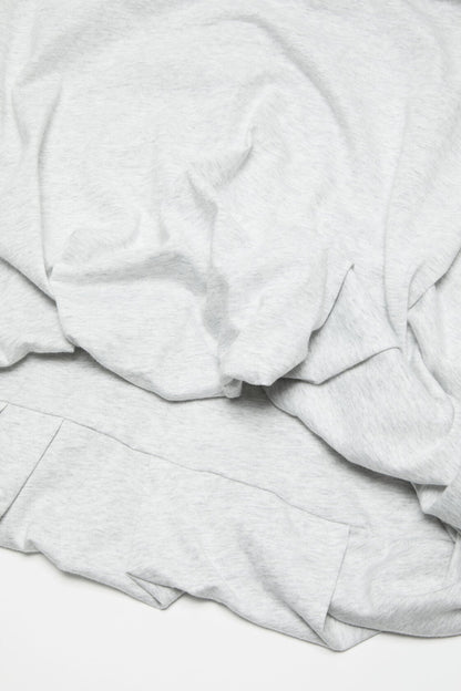 Acne Studios Gathered logo t-shirt - Grey Melange