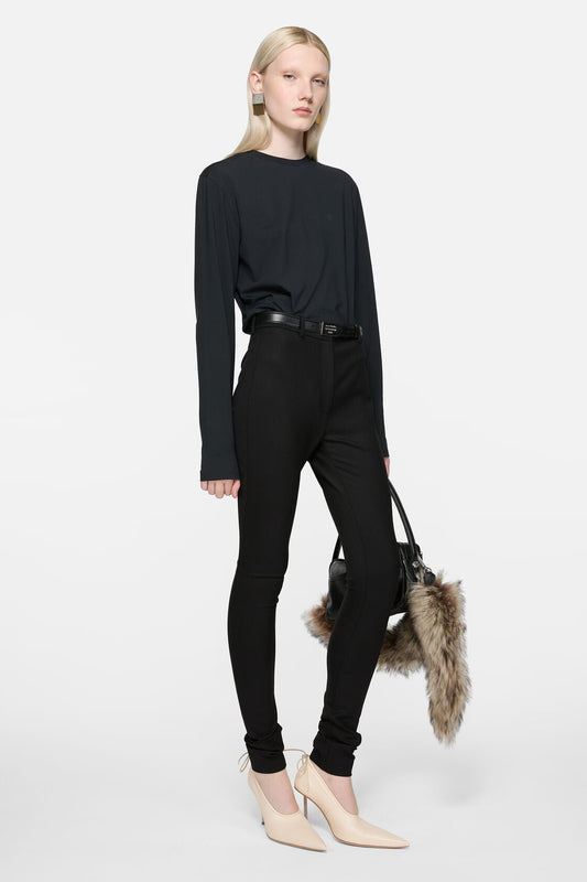 Acne Studios Long sleeve t-shirt - regular fit - Black