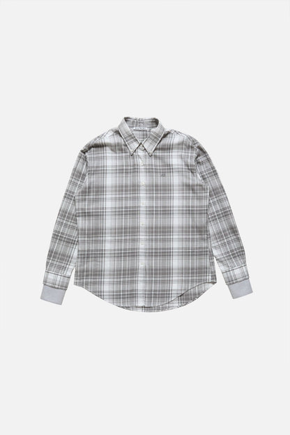 Acne Studios Layered flannel shirt - Black/white