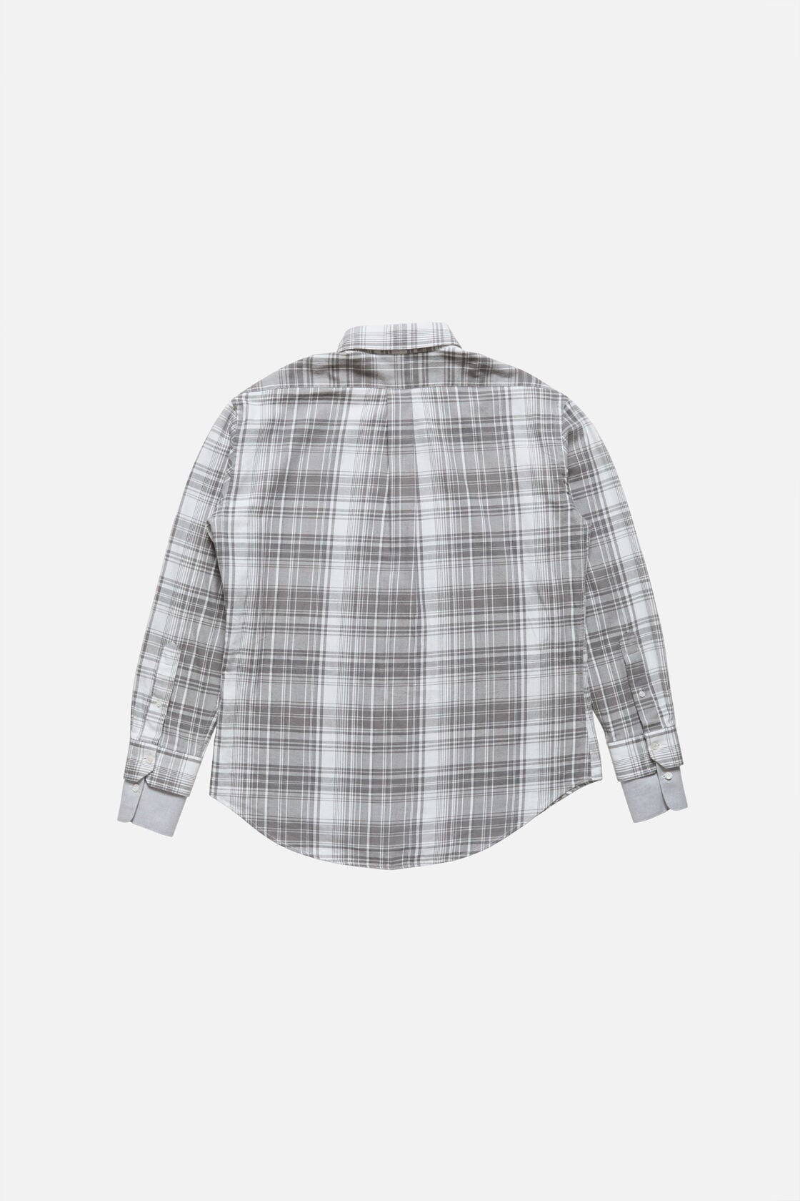 Acne Studios Layered flannel shirt - Black/white