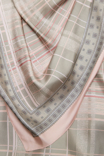 Acne Studios Silk blouse with scarf - Pink