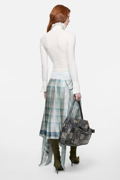 Acne Studios Sheer jersey blouse - White
