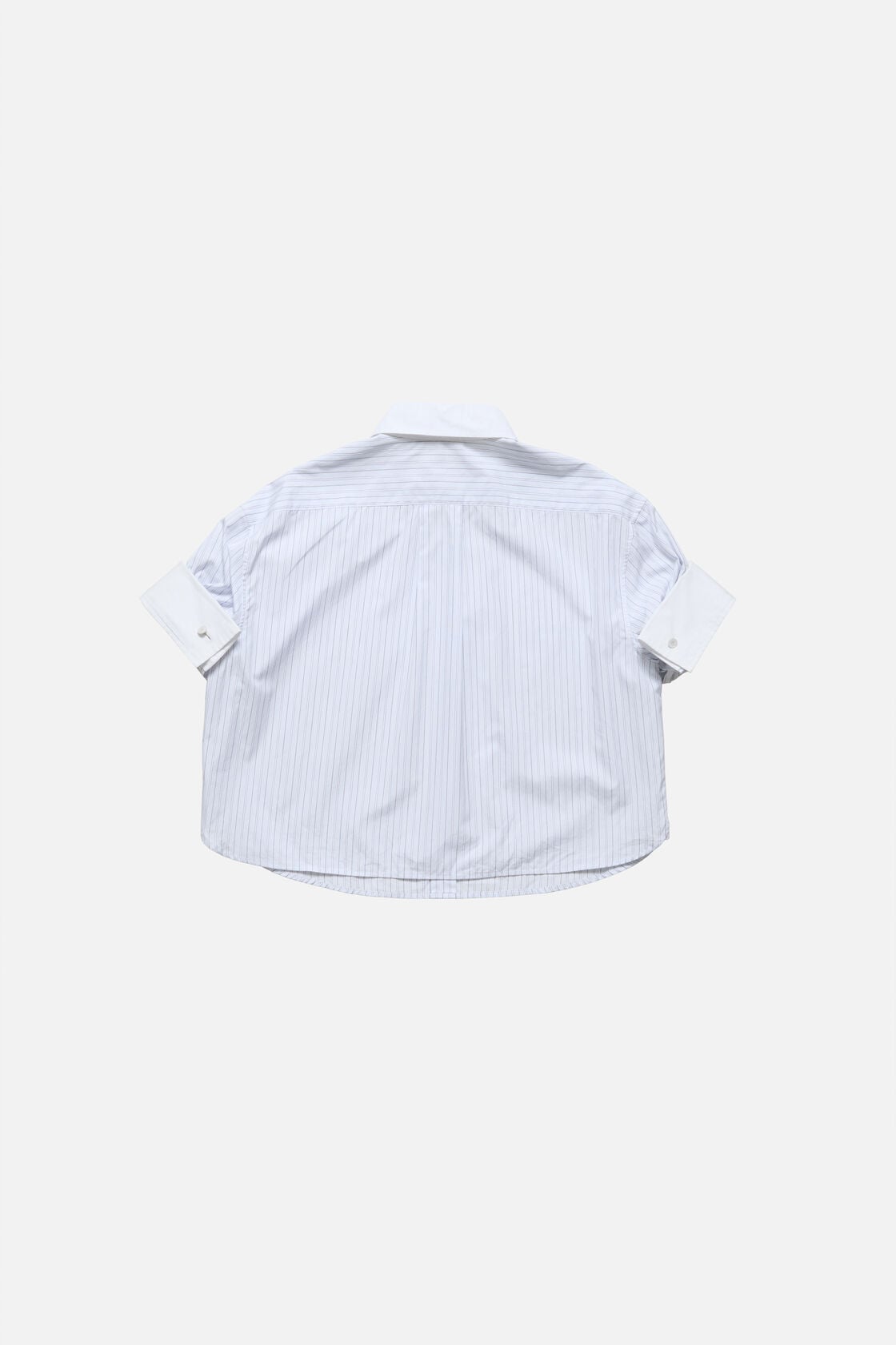Acne Studios Pinstripe button-up shirt - White/blue