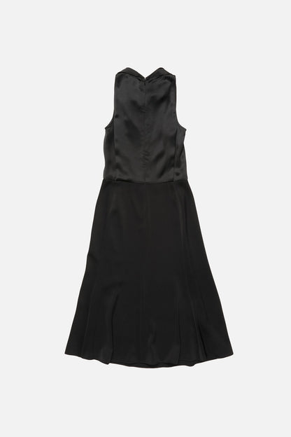 Acne Studios Satin midi dress - Black