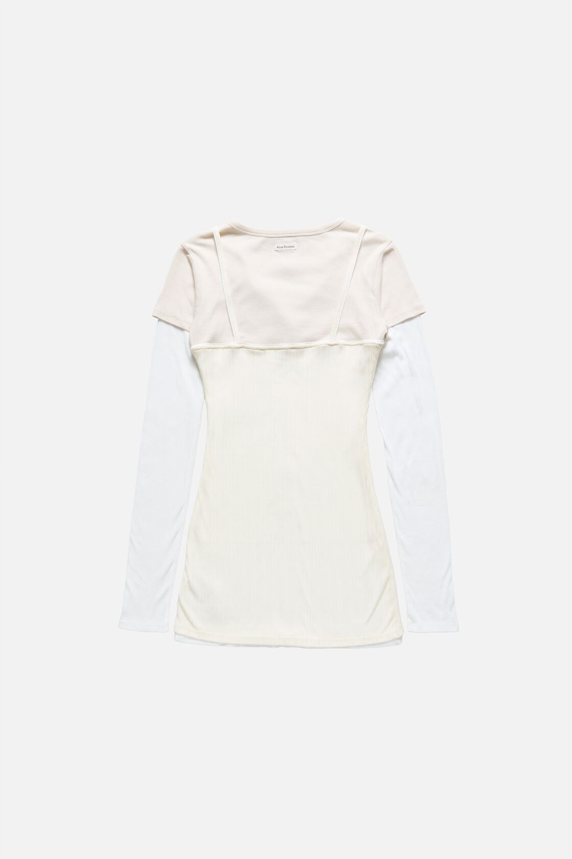 Acne Studios Layered mini dress - White/Off White
