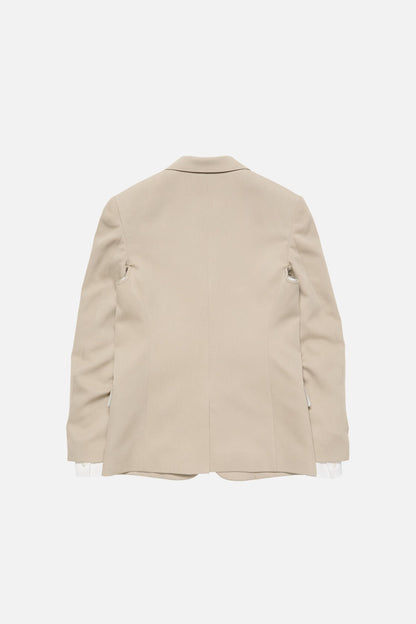 Acne Studios Layered wool suit jacket - Beige