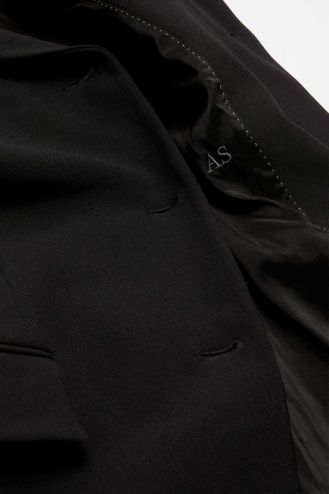 Acne Studios Fitted wool suit jacket - Black
