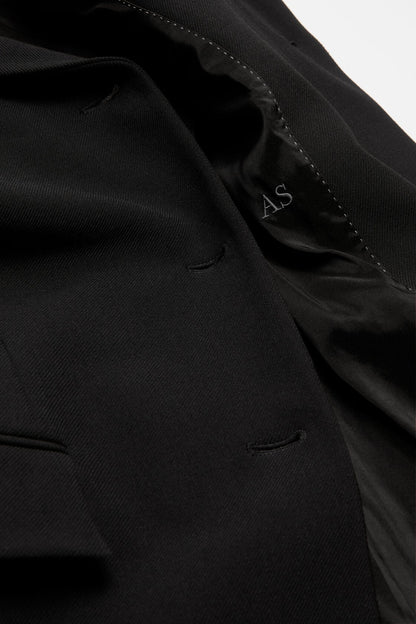 Acne Studios Fitted wool suit jacket - Black