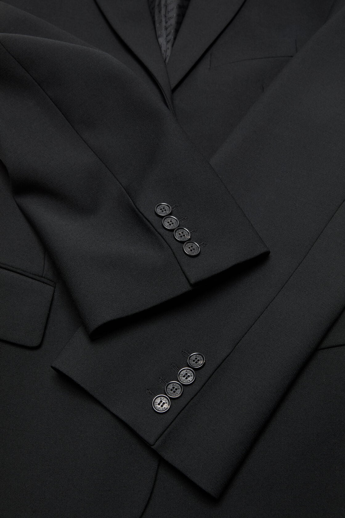 Acne Studios Single-breasted suit jacket - Black