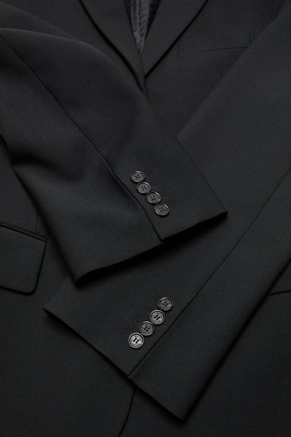 Acne Studios Single-breasted suit jacket - Black