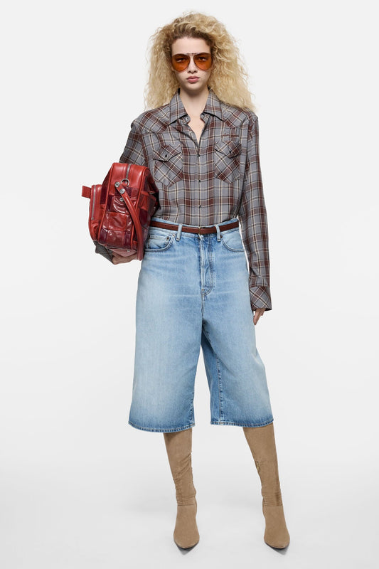 Acne Studios Denim shorts - Light blue