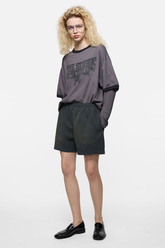Acne Studios Vintage fleece shorts - Faded black